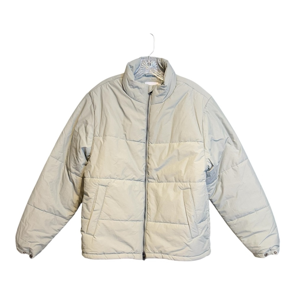 ONIA Puffer Jacket Coat Sage Gray Lightweight Oversized Large